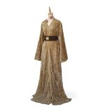 Takchita Dorée Scintillante avec Ceinture – Image 2