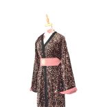 Takchita Noire Scintillante avec Ceinture Rose – Image 3